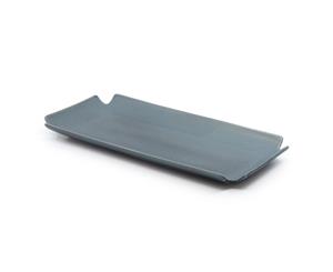 Salt & Pepper Ikana Pottery Platter 33 x 16cm Iron Grey