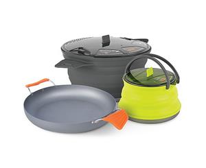 Sea to Summit X-Set32 Camping Cook Set 8" Pan + 2.8L Pot &1.3L Kettle