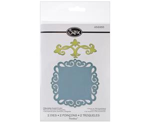 Sizzix Thinlits Dies 2/Pkg-Decorative Accent & Label