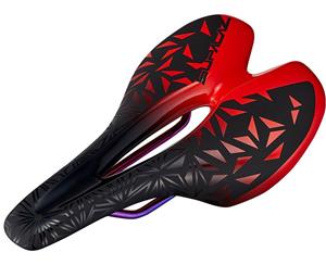 Supacaz Ignite Saddle Titanium Red 143mm