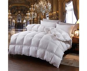 Super King 300GSM Duck Feather All Season Quilt Duvet Doona