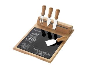 Symphony Bon Appetit 6pc Cheese Board & Knife Set Magnetic Strip