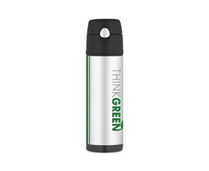 Thermos Stainless Steel Vacuum Insulated Hydration Bottle 530ml Think Green