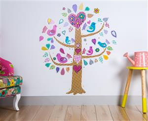 Tree w/ Birds Wall Decal