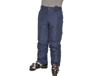 Trespass Mens Roscrea Waterproof Windproof Padded Skiing Trousers - Navy