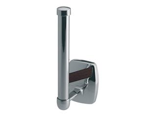 Vertical Toilet Paper Rack WC Roll Holder Bathroom Chromed Zamak Wall Mounted