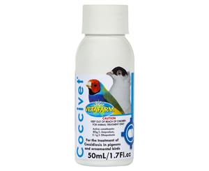 Vetafarm Coccivet Bird Coccidiosis Treatment 50ml (C1200)