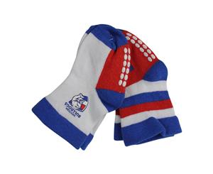 Western Bulldogs Infant Logo Socks - 2 Pack