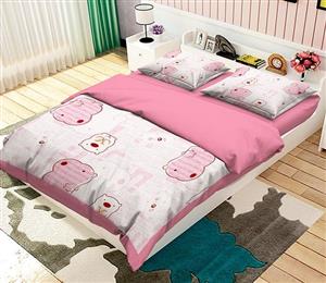 3D Line Bear 108 Bed Pillowcases Quilt