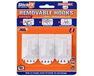 3pce Self-Adhesive Hooks-1Kg Removable sutiable pictures photos HAR-188