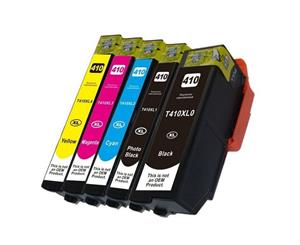 410XL Compatible Inkjet Set 5 Cartridges