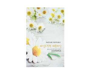 5 x Nature Republic Real Nature Mask Sheet #Chamomile 23ml Face Mask