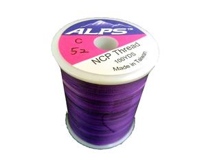 Alps 100yds of Purple Rod Wrapping Thread - Size C (0.2mm) Rod Binding Cotton