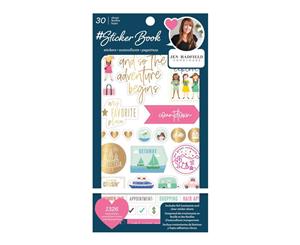 American Crafts - Jen Hadfield Sticker Book With Foil Accents