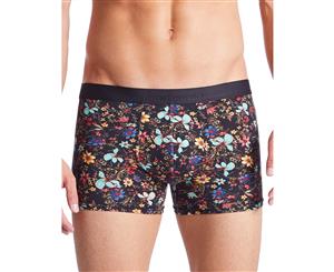 Aubade XB58M 2-Pack Fitted Boxer - Floral and Black