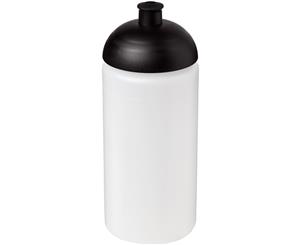 Baseline Plus 500Ml Dome Lid Sport Bottle With Grip (Transparent/Solid Black) - PF2819