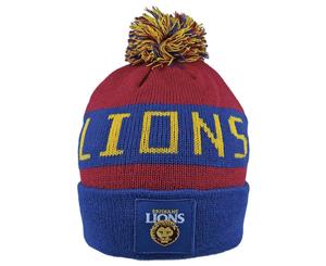 Brisbane Lions Bar Beanie