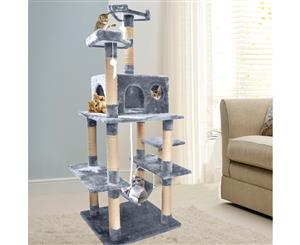 Cat Scratching Post Tree 1.83m Grey