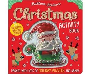 Christmas Balloon Sticker Activity Book - Paperback