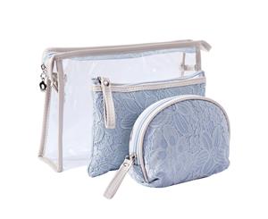 CoolBELL Lace cosmetic bag-Blue