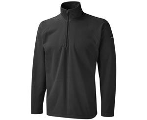 Craghoppers Mens Basecamp Microfleece Fz Half Zip Fleece Top (Black) - RW366