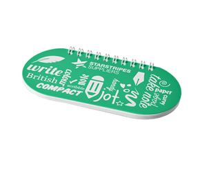 Desk-Mate Capsule Notebook (Green/White) - PF2824