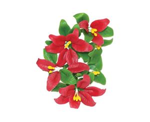 Dress My Craft Miniature Flower Bunch 2 pack - Poinsettia