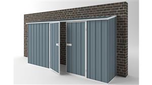 EasyShed D3808 Off The Wall Garage Shed - Blue Horizon