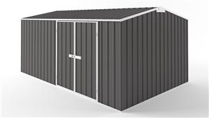 EasyShed D4530 Tall Truss Roof Garden Shed - Slate Grey