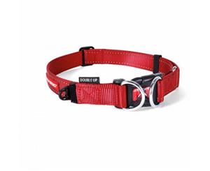 EzyDog - Double Up - Nylon Dog Collar - Red