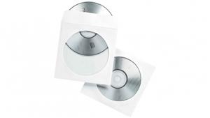 Fellowes White Paper CD/DVD 100 Pack Envelopes