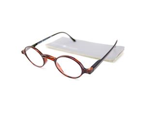 Gabriel + Simone Rond Tortoise Black Unisex Reading Glasses