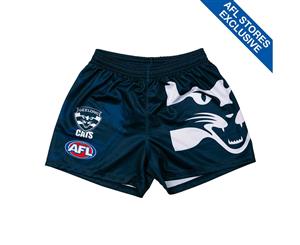 Geelong Cats Youth Logo Footy Shorts