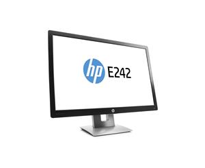 HP EliteDisplay E242 Monitor (OFF LEASE) 24-inch IPS Display (1920x1200) 60Hz Inputs DisplayPort HDMI & VGA 8 ms Response w/3m warranty (A grad