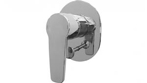 Hansa Polo Neu Oval Shower or Bath Mixer with Diverter with In-Wall Body