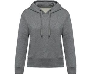 Kariban Womens/Ladies Organic Zip Hoodie (Grey Heather) - PC3075