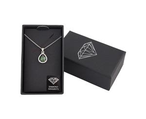 Lovisa Emerald Pear Teardrop Crystal Necklace