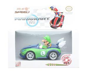 Mario Kart 143 Scale Pull Back Racer - Wild Wing Luigi