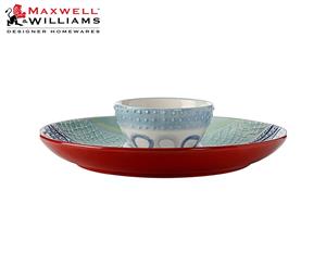 Maxwell & Williams 30cm Laguna Chip and Dip Bowl Serving Food Platter Gift Boxed