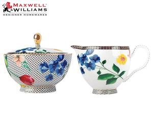 Maxwell & Williams Teas & C's Contessa Sugar & Creamer Set White