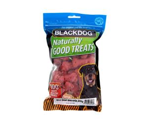 Mini Beef Biscuits 200g Dog Food Treat Blackdog High Protein Meat Liver Kidney