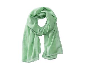 Myrtle Beach Adults Unisex Cotton Scarf (Soft Green) - FU610