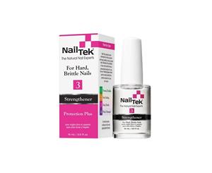 Nail Tek Protection Plus 3 - Strengthener for Hard Brittle Nails (15ml)