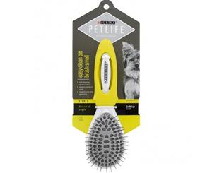 PetLife Professional Easy Clean Pin Brush - Small