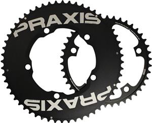 Praxis Works TT 130BCD 56/42T Road Chainrings Black