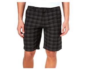 Quiksilver Mens Plaid Regular Fit Casual Shorts