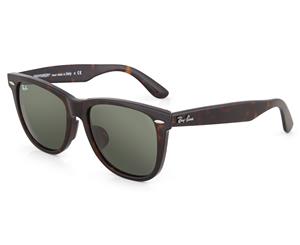 Ray-Ban RB2140 Wayfarer Sunglasses - Tortoise/Green