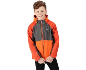 Regatta Boys Hydrate IV Waterproof Breathable 3in1 Jacket - RustyOrg/Blz