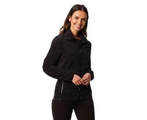 Regatta Womens/Ladies Halima Short Pile Drop Needle Fleece Jacket Top - Black