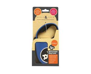 Rufus And Coco Retractable Dog Lead Blue